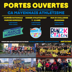 Évènements de rentrée - portes ouvertes - CAM Athlétisme